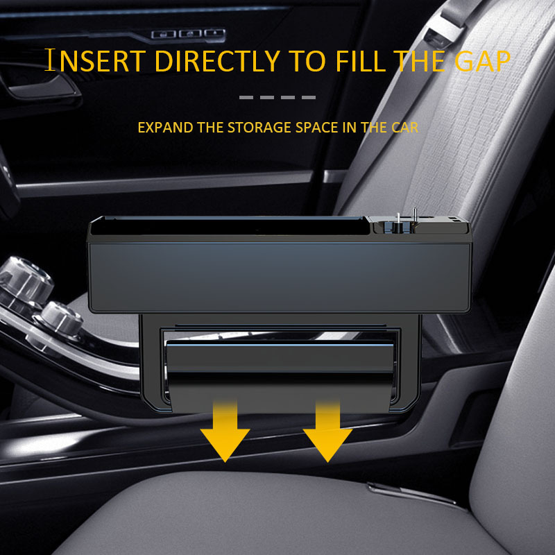 Autositz Spaltfüller Organizer mit USB Ladeanschlüssen 4
