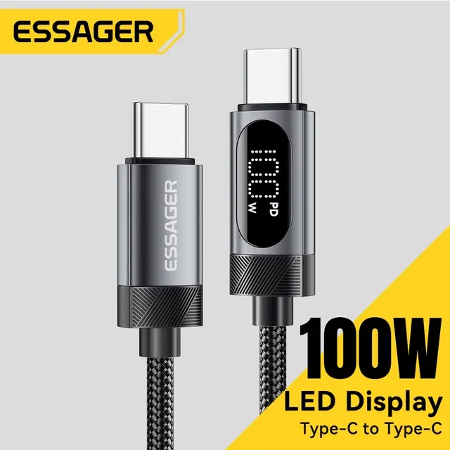 100W USB-C-Schnellladekabel, Slim-Design 2