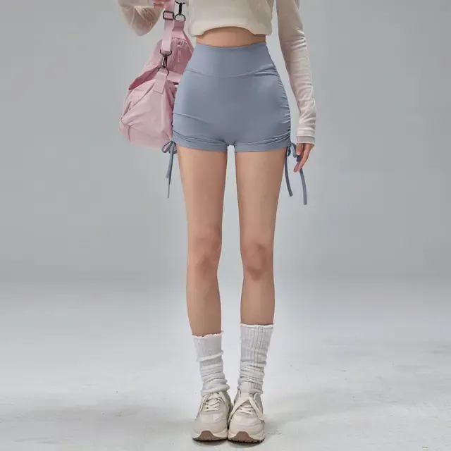Sport-Shorts mit hohem Bund 1