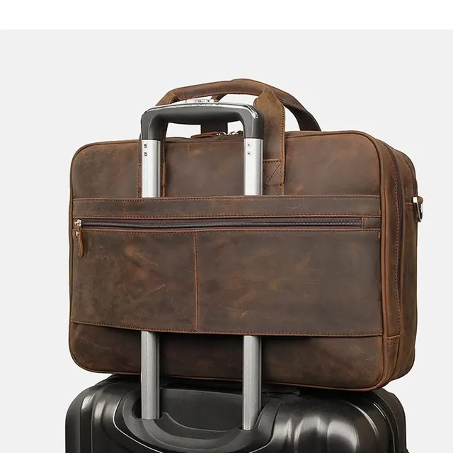 Leder-Laptop-Aktentasche 4