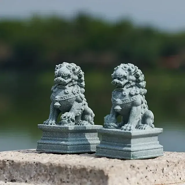 Feng-Shui-Steinlöwen-Figur 2