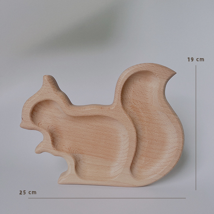 Montessori Holztablett mit Tiermotiven 4