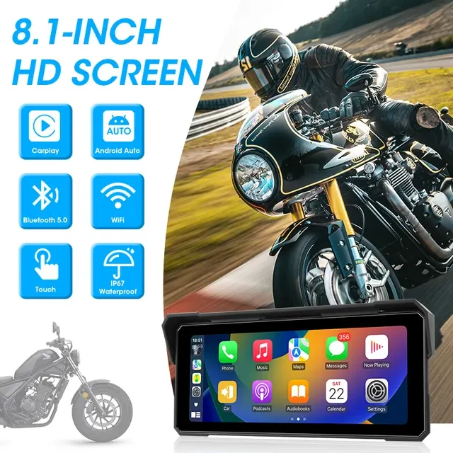 Wasserdichtes Motorrad-Navi-Display, 5–8,1 Zoll 2