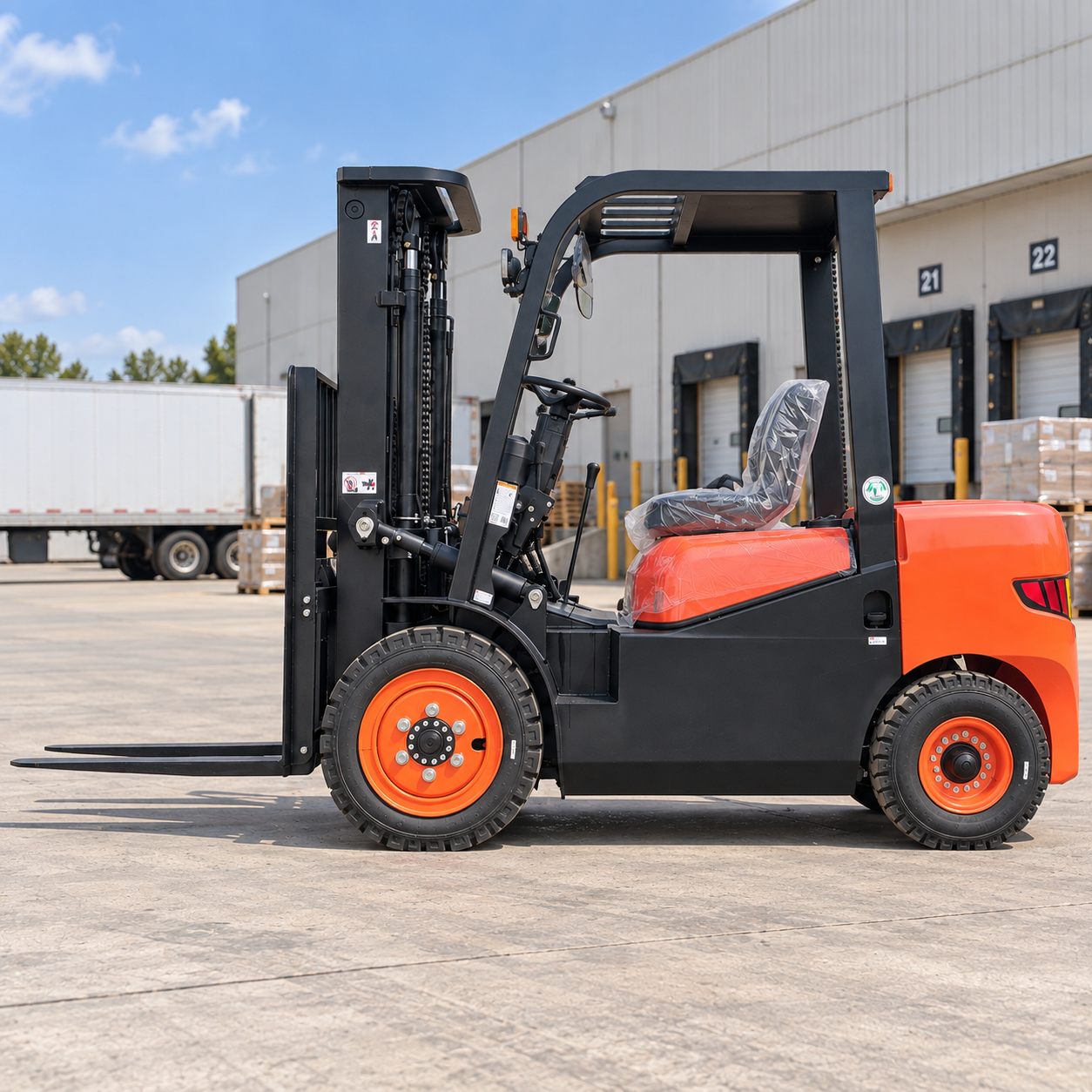Geländegängiger Diesel-Teleskopstapler 3–5 Tonnen 4