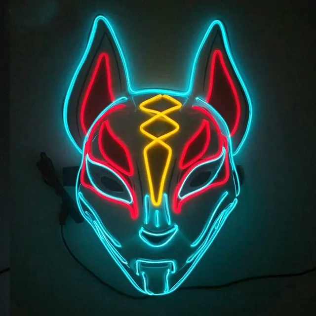 Neon-Fuchsmaske 2
