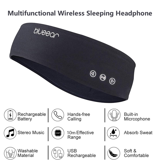 Kabelloser Sport-Kopfhörer-Stirnband mit Schlafmodus 3