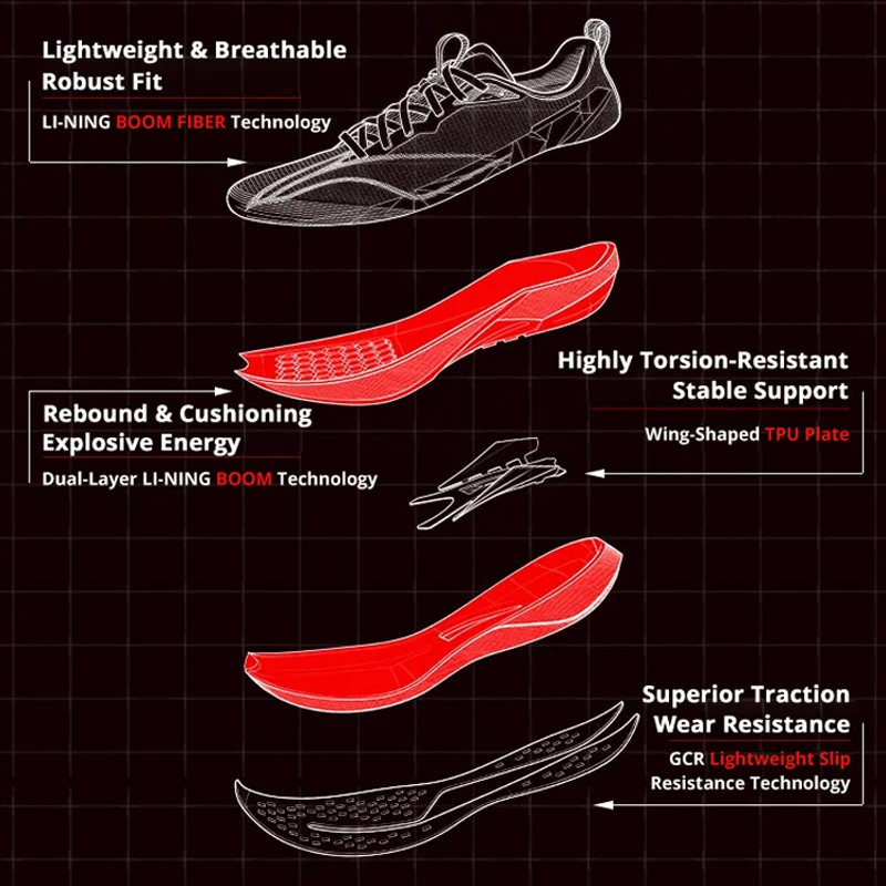 Herren-Racing-Laufschuhe mit Dämpfung 4