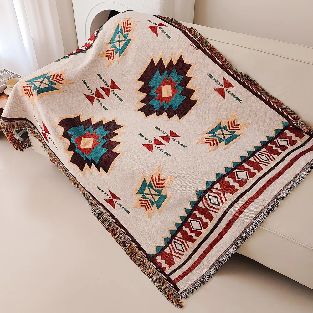 Boho-Überwurfdecke