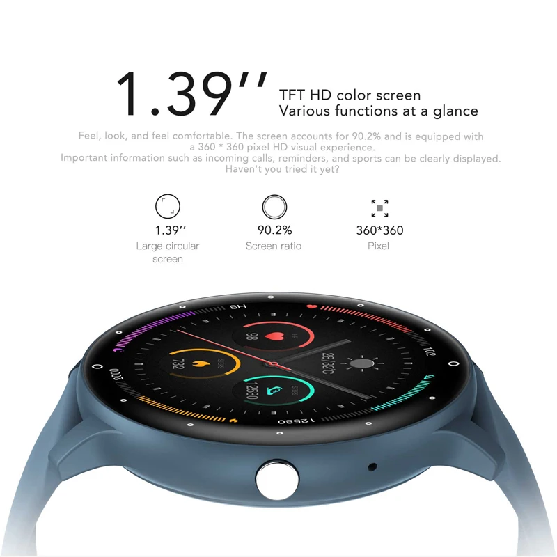Ultraschlanke Herren-Smartwatch mit KI-Assistent 3
