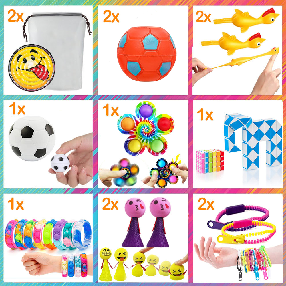 72-teiliges Fidget-Toy-Set aus PU 3