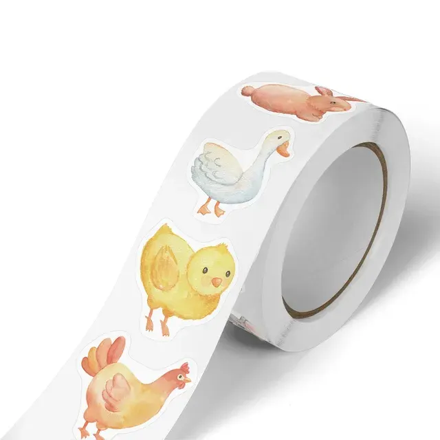 Tier-Aufkleber-Rolle 3