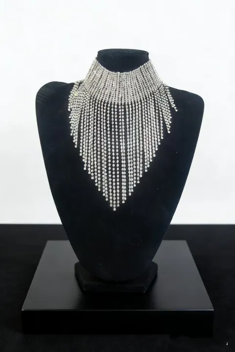 Kristall-Choker-Halskette
