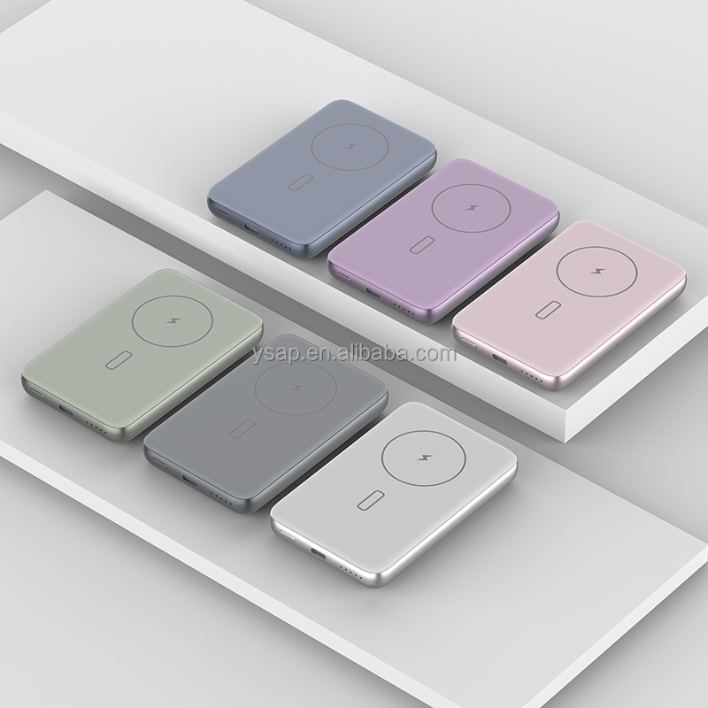 Magnetische Mini-Powerbank 10000mAh Kabellos 2