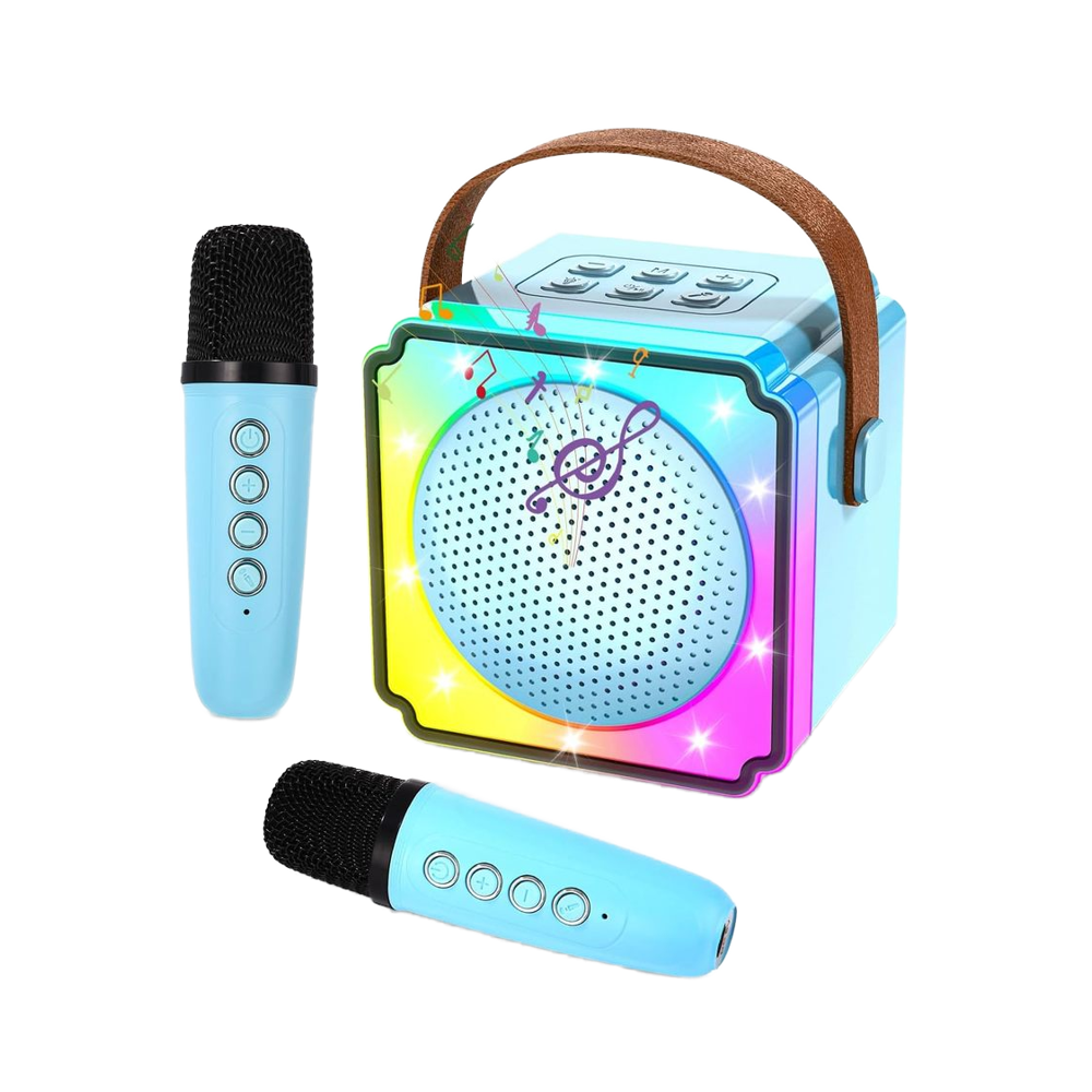 Tragbarer Bluetooth-Lautsprecher mit Mikrofon und RGB-Licht