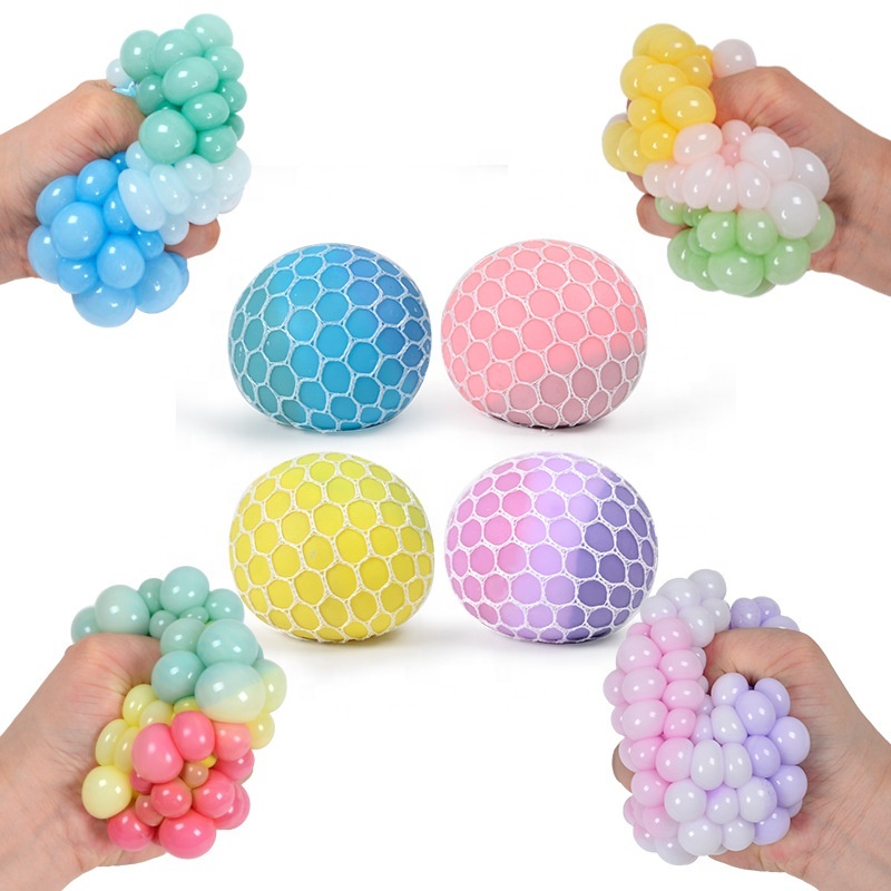 Regenbogen-Squeeze-Stressball mit Farbwechsel