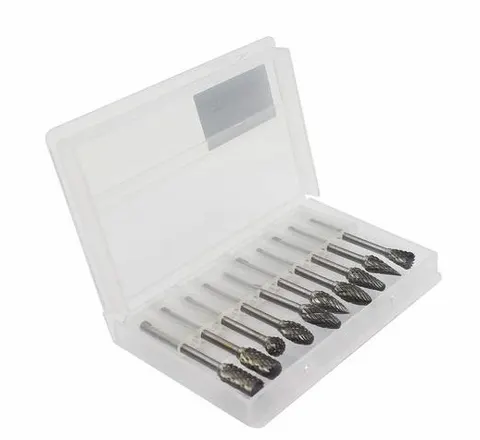 Stahl-Hartmetall-Rotationsfräser-Set