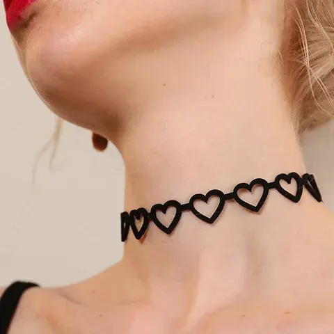 Spitzen-Samt-Choker