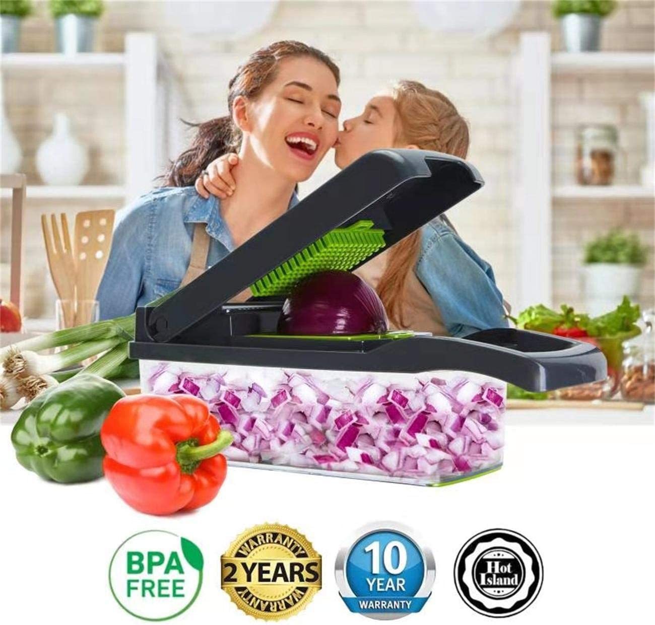 Manueller Gemüseschneider 12-in-1 Mandoline 2