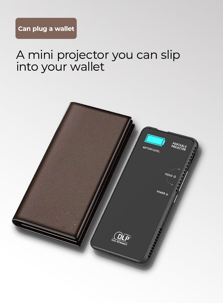 Mini-Projektor mit Android und 4K 3