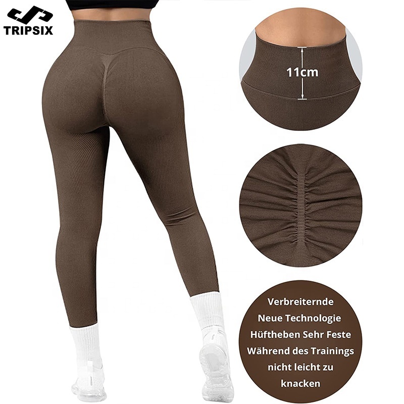 Scrunch-Butt-Leggings für Damen Yoga 2