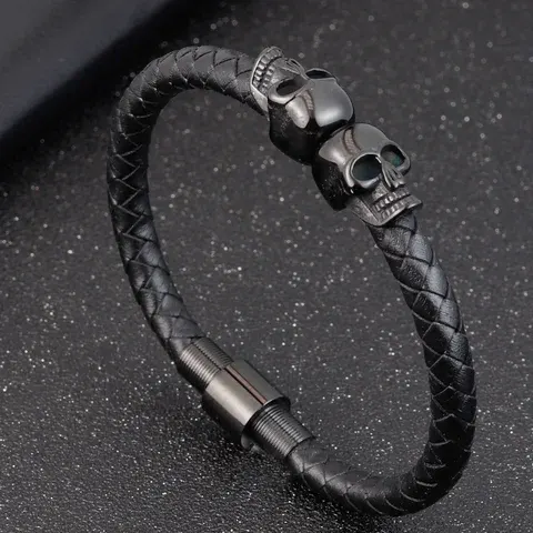 geflochtenes Lederarmband