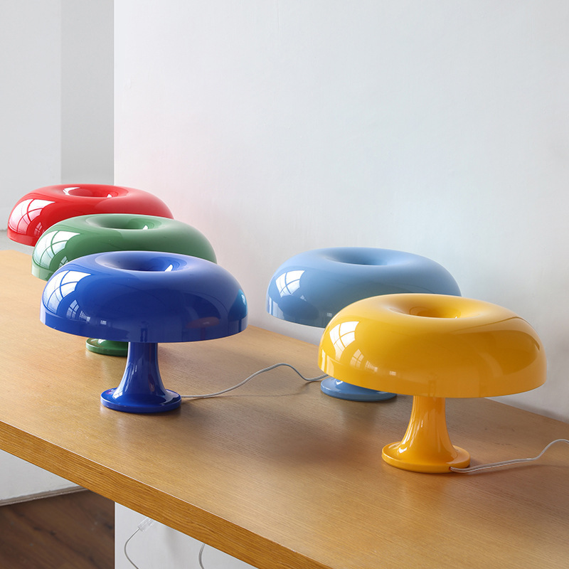 Acryl Pilz LED Tischlampe Akku Dekoration