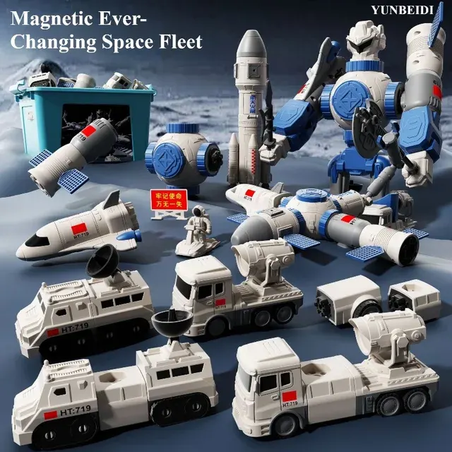 Magnetisches Verwandlungs-Roboterspielzeug 2