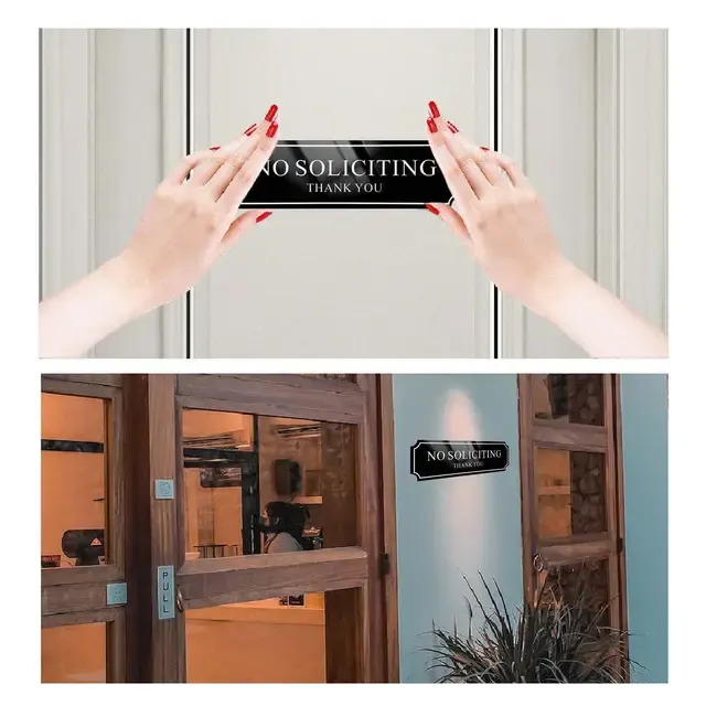 Acryl-Warnschild für Außen 2