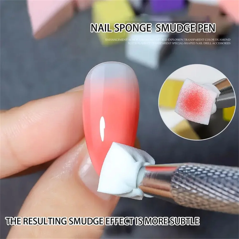 Nagelschwamm-Set mit Greifklammer, 50 Stück 2