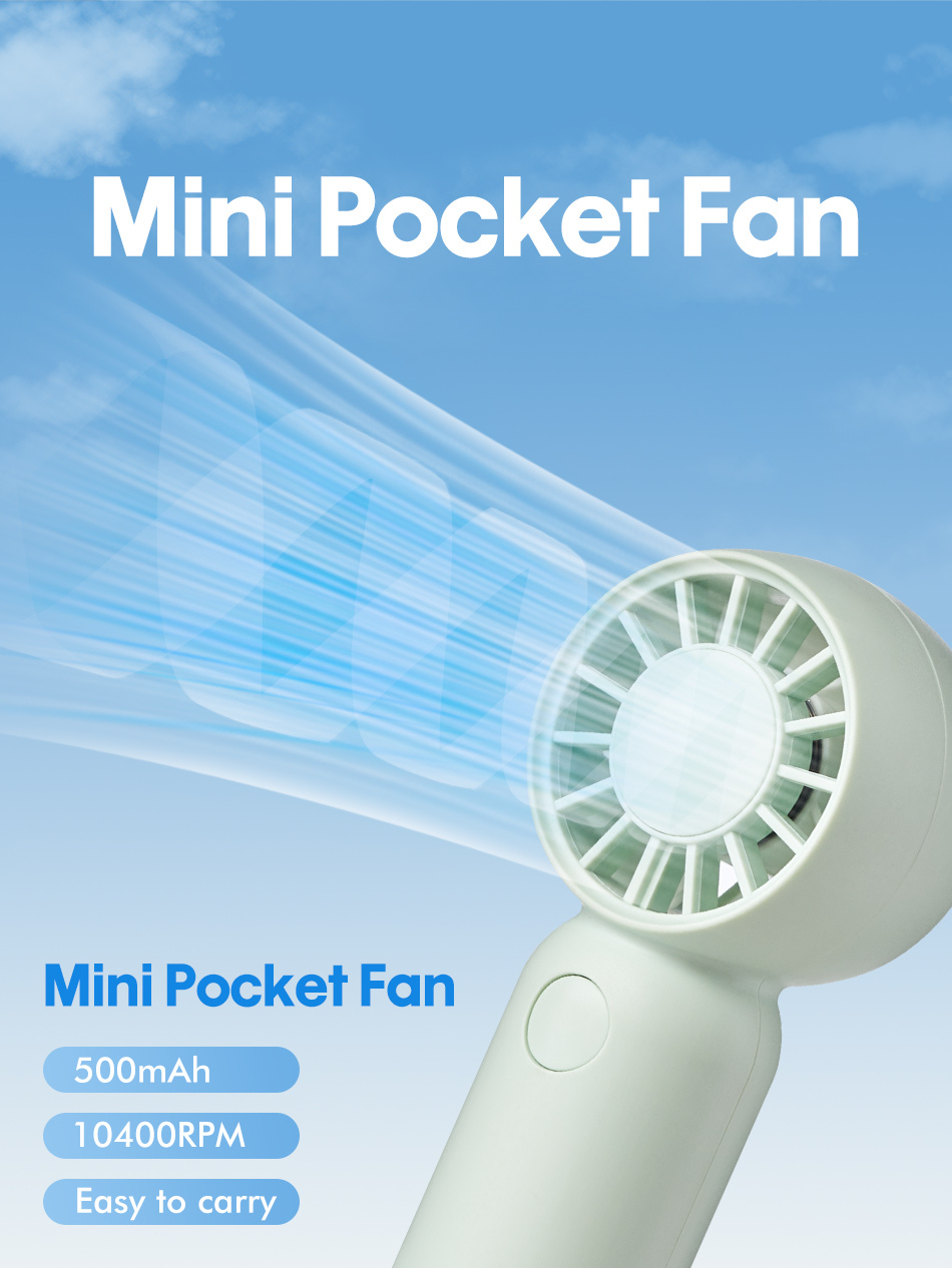 Kompakter USB-Ventilator mit Trageband 3
