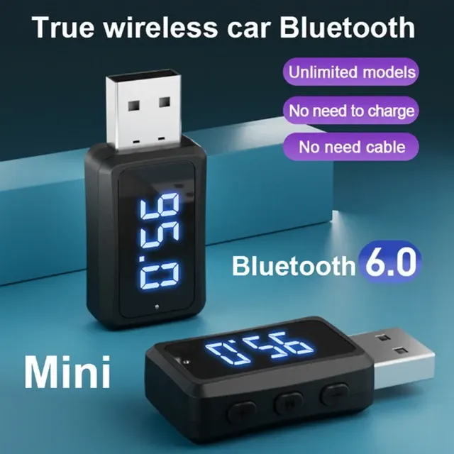 Bluetooth 6.0 Auto-Empfänger mit FM-Audio 2