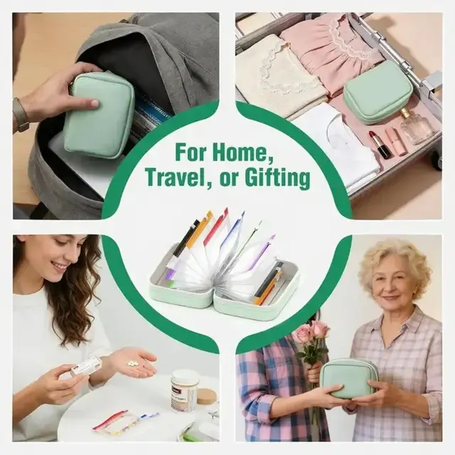 Pillenorganizer mit Zipbeuteln 3