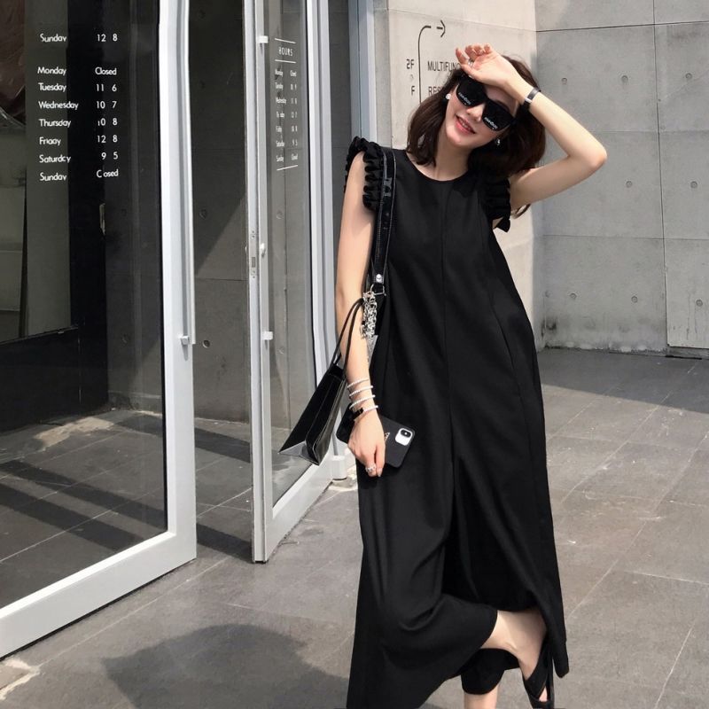Damen-Weitbein-Hose mit hoher Taille 2