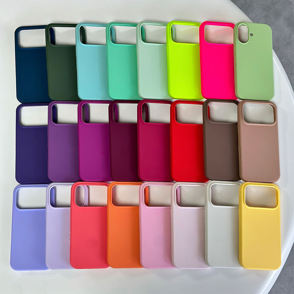 Silikon Handyhülle für iPhone 15 bis 17 4