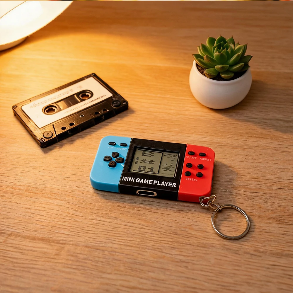 Retro Puzzle-Schlüsselanhänger im Klassiker-Design 4