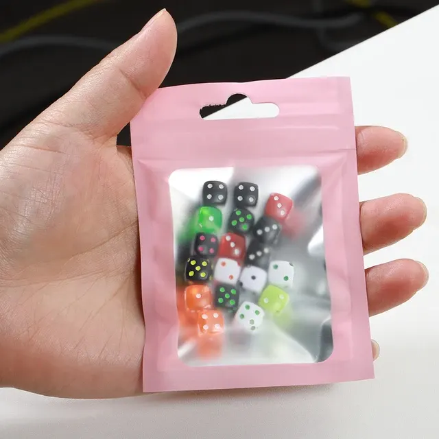 Bunte Polyurethan-Reißverschlussbeutel für Schmuck und Geschenke 3