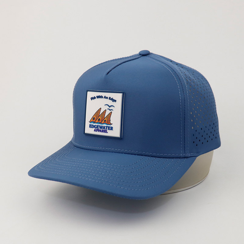 Wasserdichte Angelcap mit PVC-Logo 2