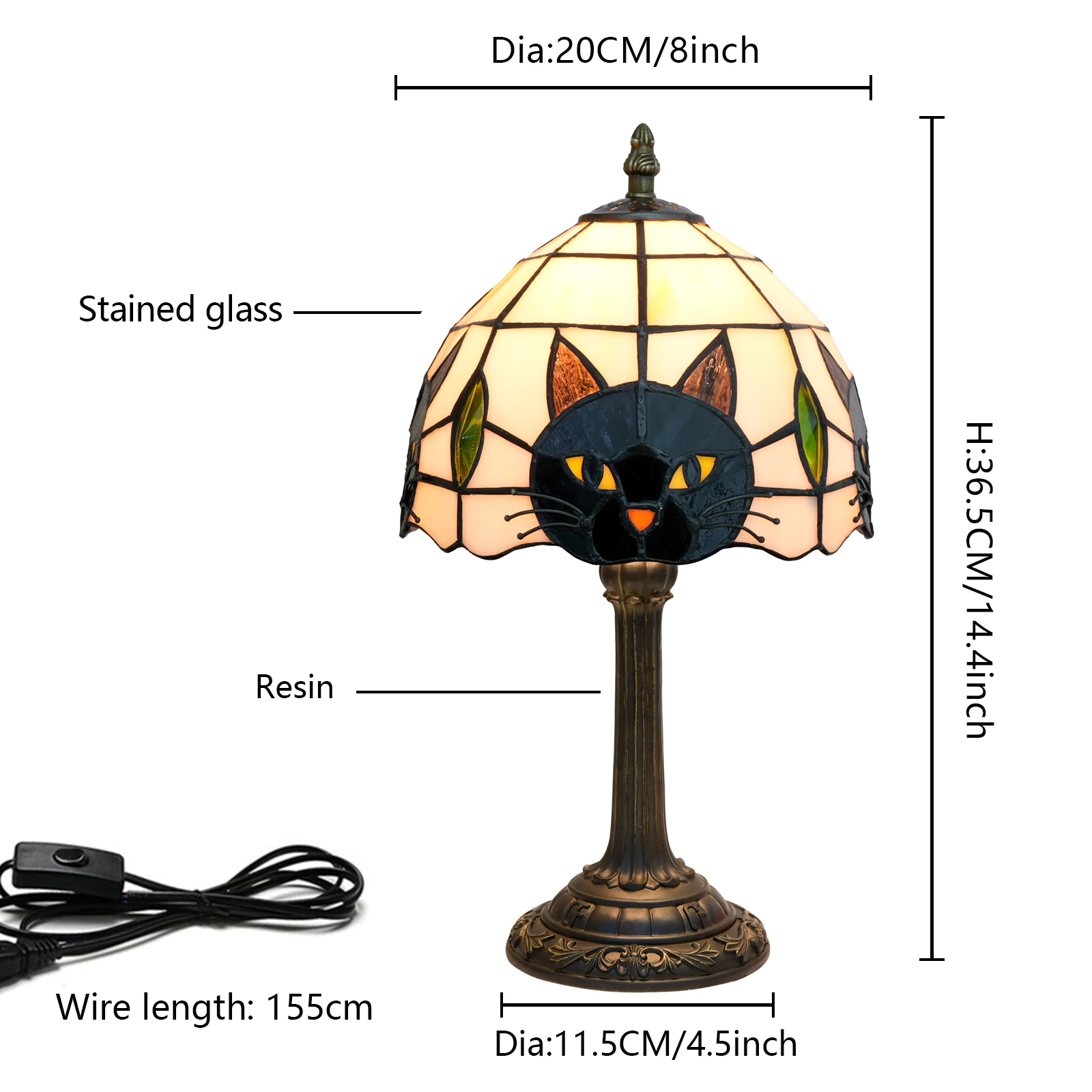 Katzen-Tischlampe 3