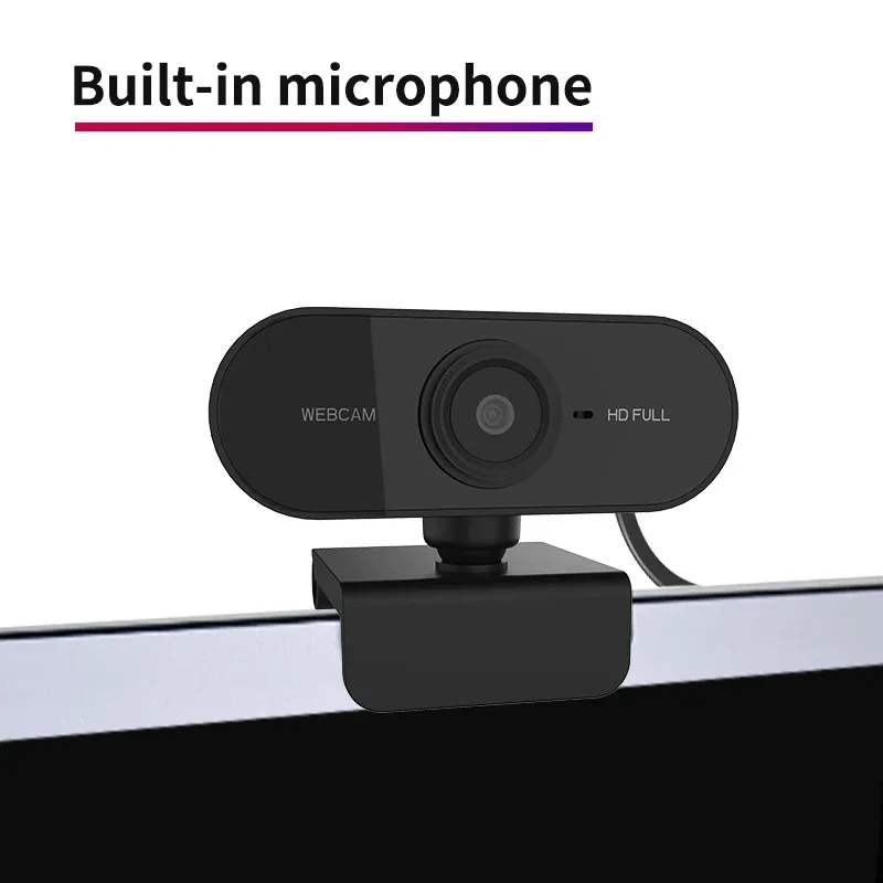 USB-Webcam mit Mikrofon und 360°-Drehung 2