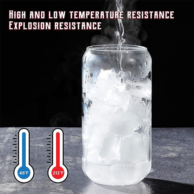 Glasbecher mit Bambusdeckel und Strohhalm 16oz 4