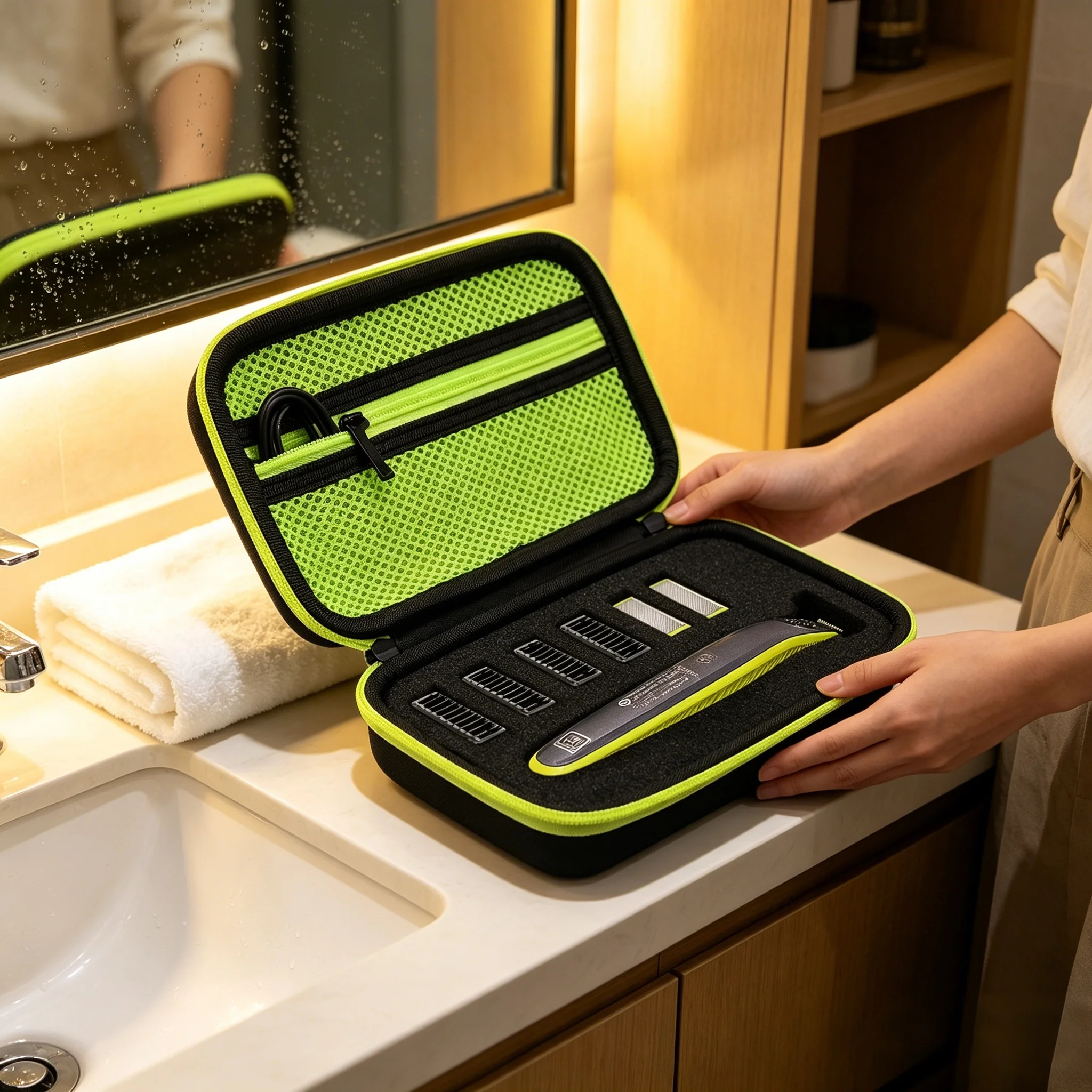 Harte EVA-Reisetasche für Elektrorasierer 3