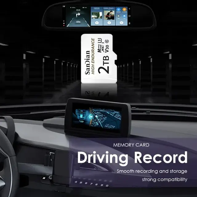 Hochbelastbare microSD-Karte 128GB für Dashcam 4