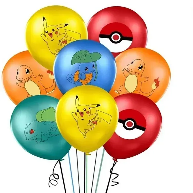 Cartoon-Latexballon-Set für Kindergeburtstag 4
