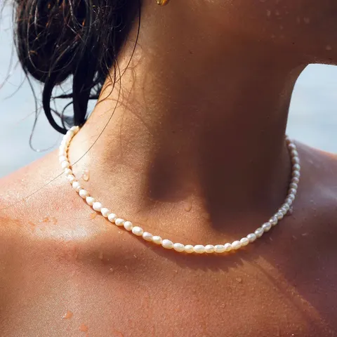Süßwasserperlen-Kette