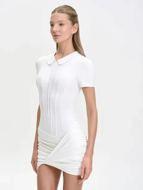 Damen-Bodysuit mit Kragen 2