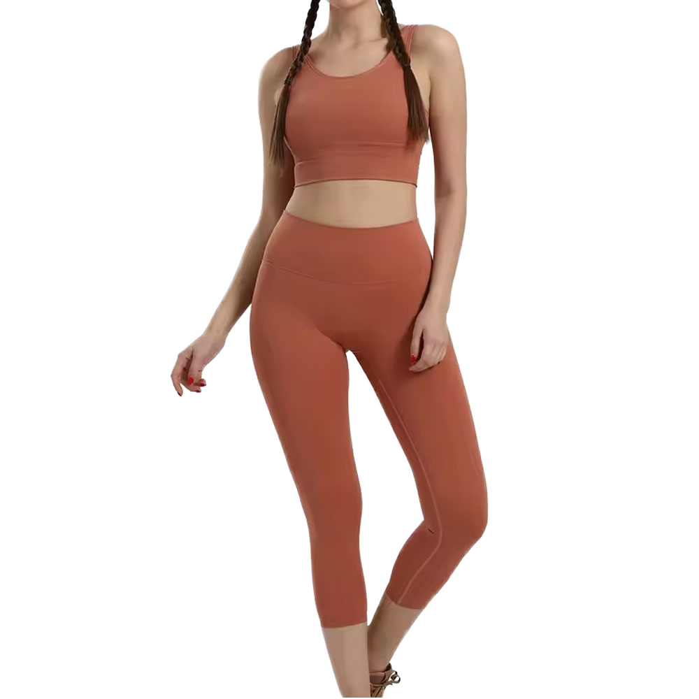 Plus Size Yoga Set mit Sport-BH 4
