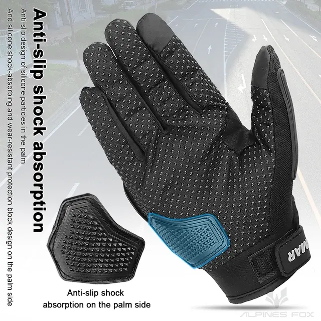 Vollfinger-Sommer-Motorradhandschuhe mit Mesh 2
