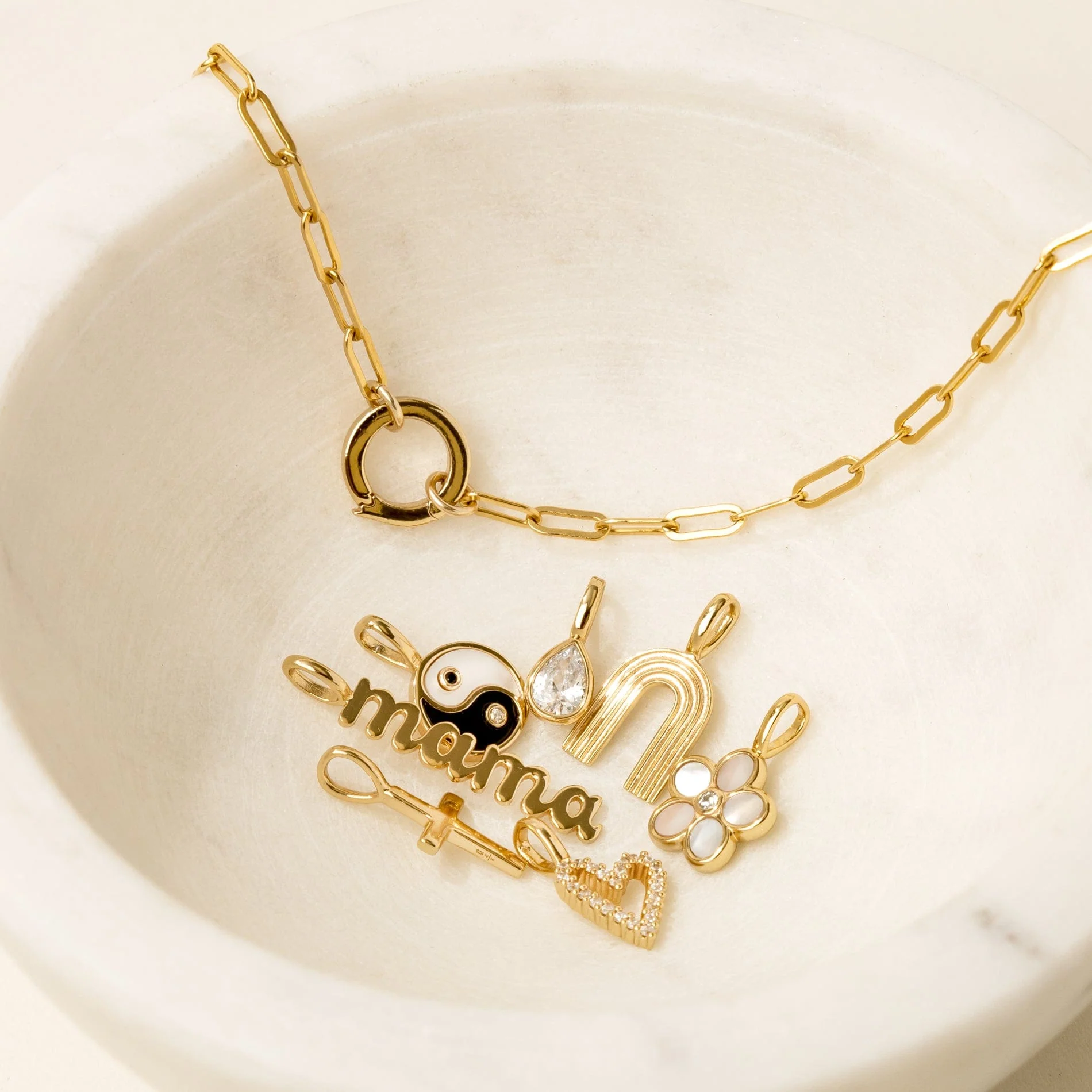 PVD-Gold-Charms aus Edelstahl zum Basteln 3