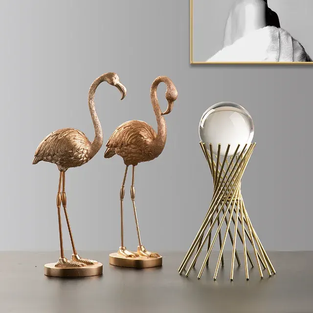 Harz-Flamingo Figur 4