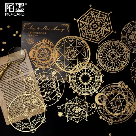 Bronzing-Scrapbook-Papier